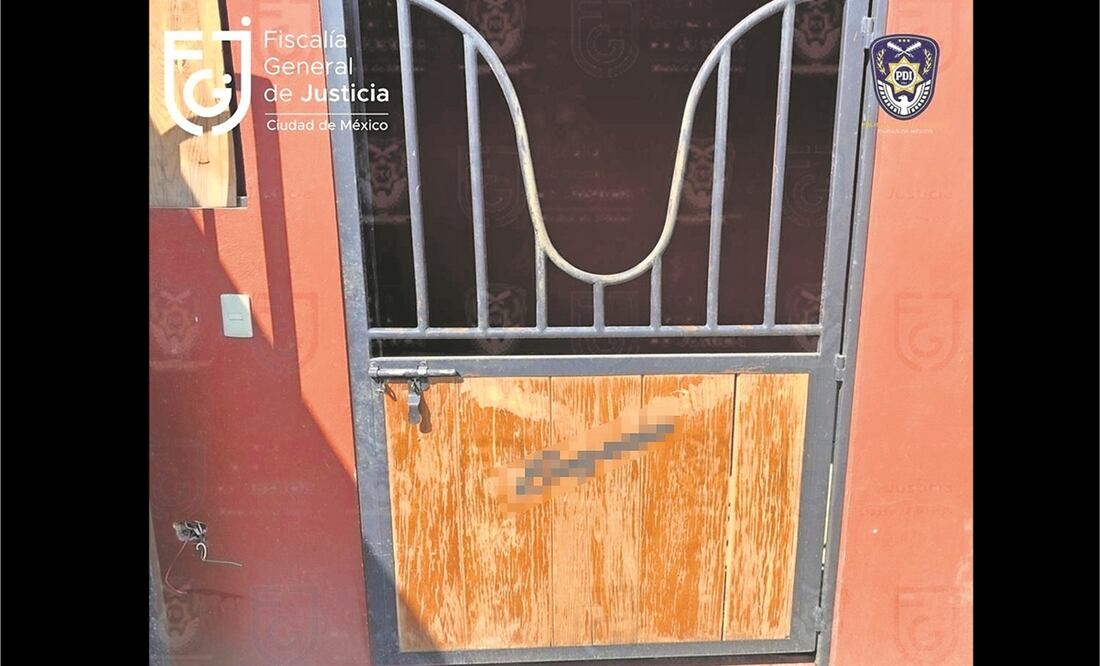 El domicilio, aparentemente, también es propiedad de Nelson Toledo, hermano de Mauricio, detenido. Foto: ESPECIAL