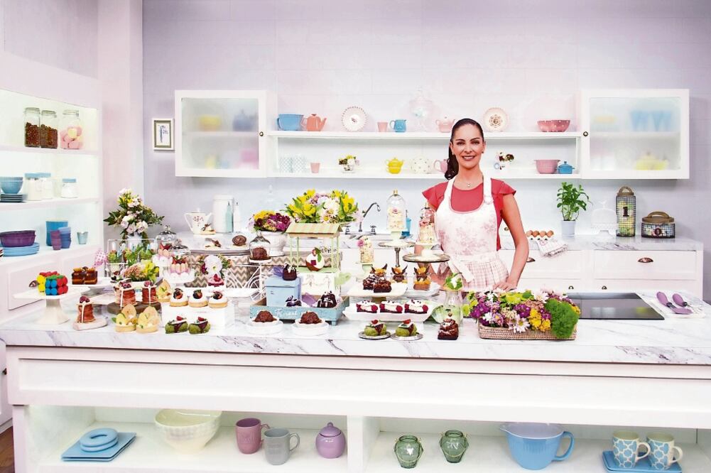 La cocinera estrena hoy su nuevo programa Dulces Detalles en el canal El Gourmet a las 14:00 horas (CORTESÍA CANAL EL GOURMET)