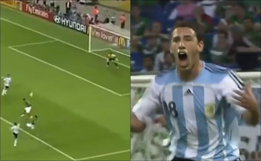Maxi Rodríguez evitó platicar sobre su golazo que eliminó a México de Alemania 2006 / FOTO: Capturas