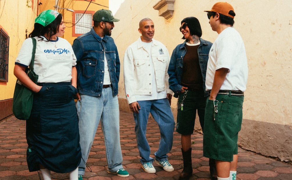 Así es la colección de la colaboración Levi's x Selección Mexicana x Tony Delfino. Foto: Cortesía Levi's