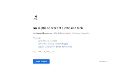 En primer día de consulta ciudadana se cae sitio México Decide