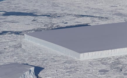 El extraño iceberg de forma rectangular descubierto por la NASA