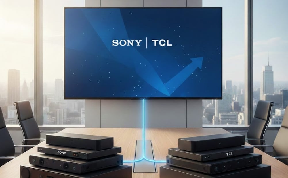 Sony compartirá su negocio de TV y audio con TCL. Imagen: creada con IA