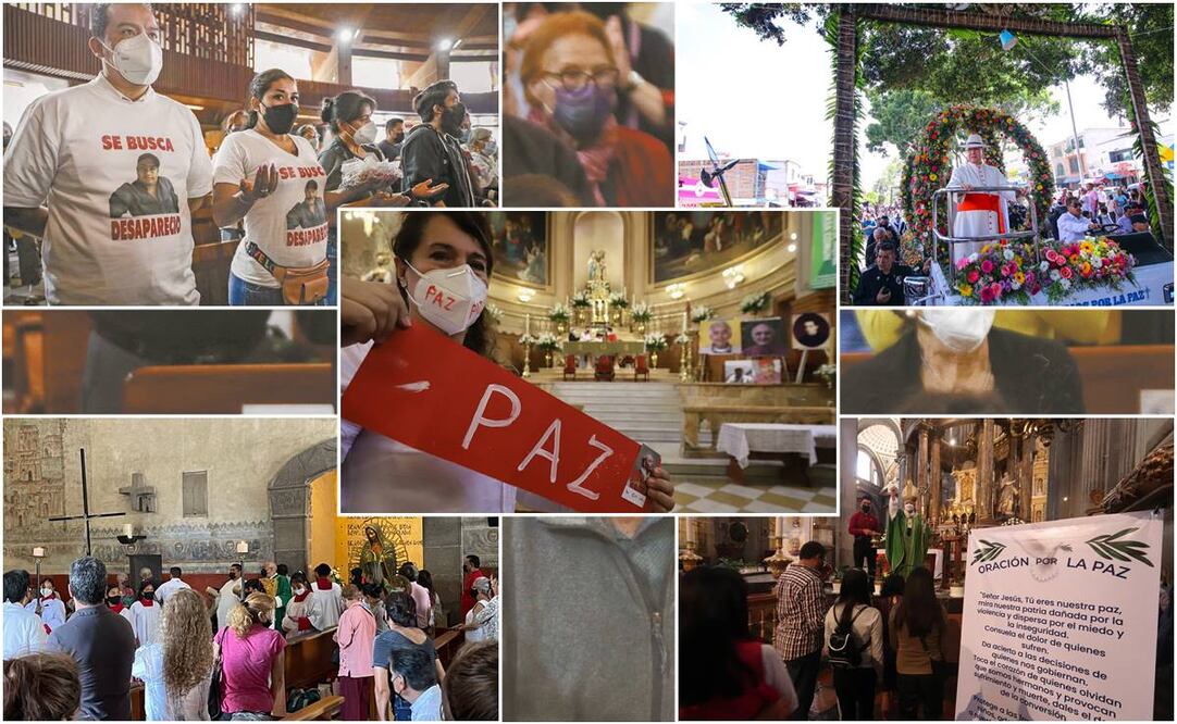 La situación en el país está llegando a un punto insostenibe, dicen religiosos en la jornada de oración por la paz. Fotos: EL UNIVERSAL