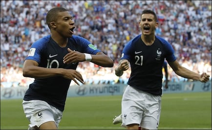 Doblete de Mbappé para el 4-2 de Francia vs Argentina