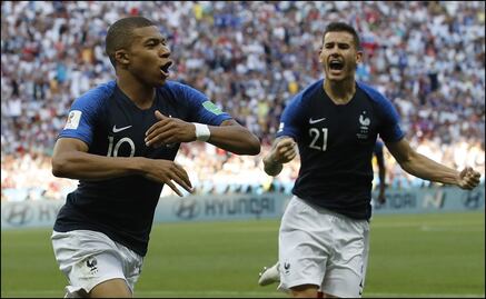 Doblete de Mbappé para el 4-2 de Francia vs Argentina
