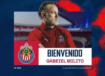 Chivas hace oficial la llegada de Gabriel Milito; el Rebaño presenta a su nuevo director técnico