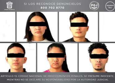 Caen cinco por robo en el Edomex, cuatro son venezolanos