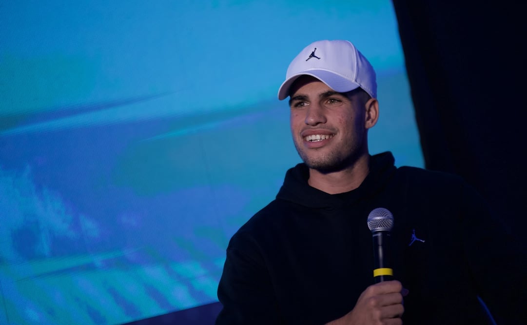 Carlos Alcaraz en conferencia de prensa - Foto: Germán Espinosa