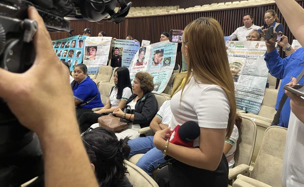 Las manifestantes solicitaron revisar la actuación de la titular de la Comisionada Estatal de Búsqueda de Personas, ya que las familias tienen que botear para obtener dinero
