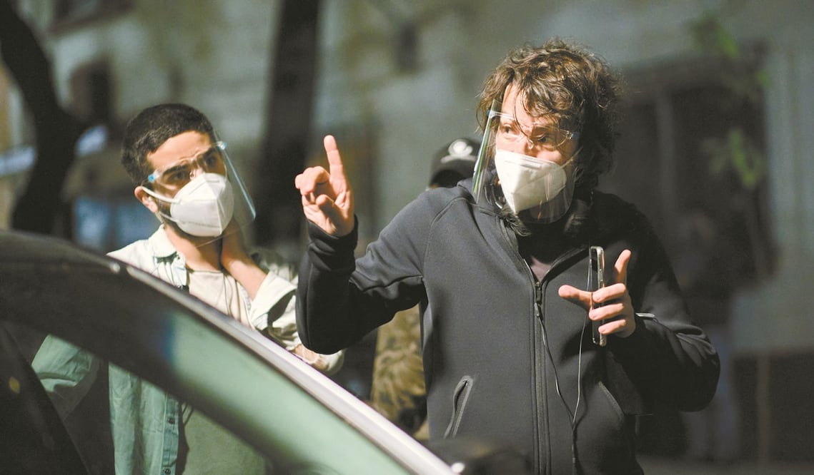 Diego dice que grabar la serie fue como hacer una película muy extensa. FOTOS: NETFLIX