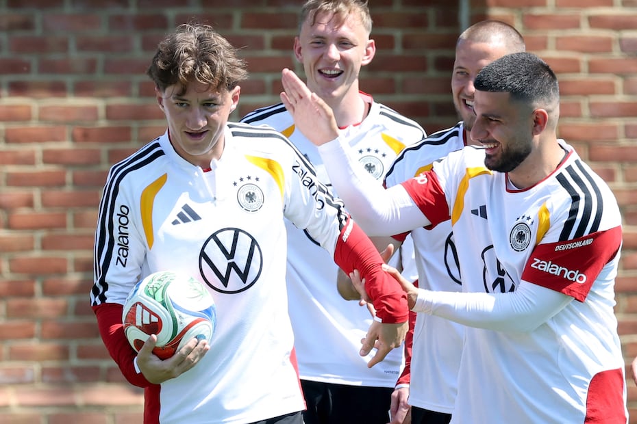 Selección de Alemania en entrenamiento, previo a su debut en el Mundial de 2026 - Foto: AFP