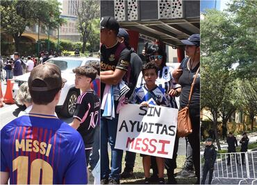 ¡Locura por Leo Messi en Monterrey! Así fue el imponente operativo de seguridad para recibirlo