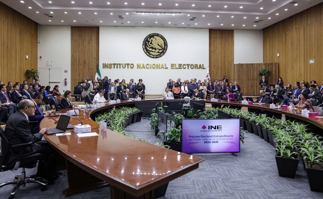 INE dio inicio a los trabajos para organizar la elección del Poder Judicial. Foto: Hugo Salvador / EL UNIVERSAL