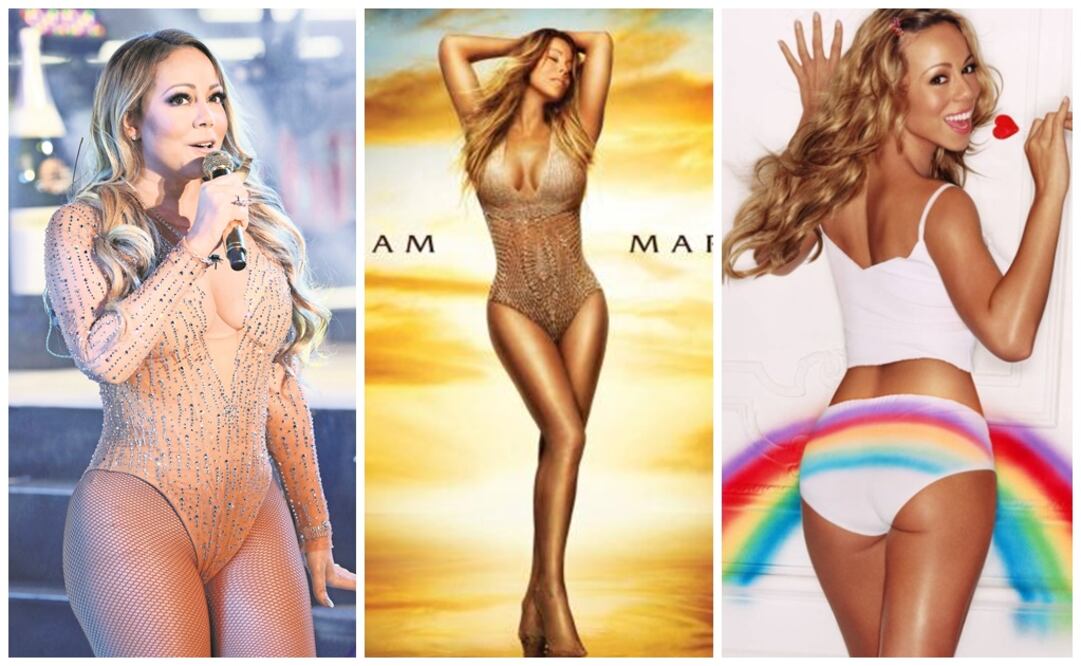 Mariah Carey encabeza la lista, ha sido criticada en varias ocasiones por compartir en redes sociales fotografías en las que modifica por completo su figura, adelgaza su cintura, las piernas y el rostro. FOTOS: Archivo/Instagram 