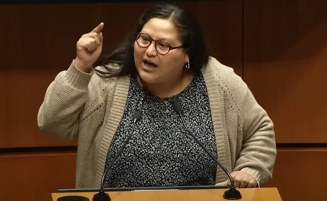 La senadora acusó un fraude electoral en 2006 en contra de López Obrador. Foto: Captura de pantalla