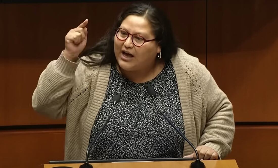 La senadora acusó un fraude electoral en 2006 en contra de López Obrador. Foto: Captura de pantalla