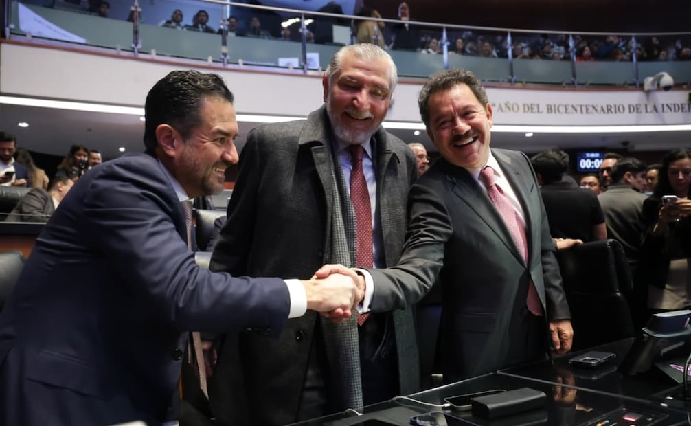 Adán Augusto López en el Senado de la República. Foto: Fernanda Rojas / EL UNIVERSAL