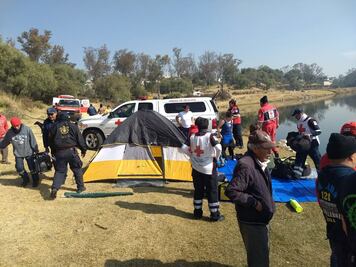 Continúa búsqueda de joven desaparecido en Lago de Guadalupe