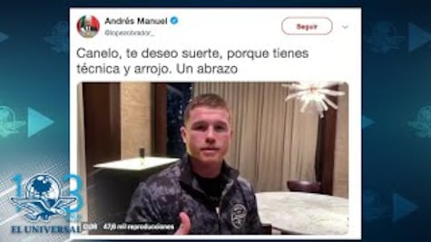 AMLO envía mensaje al "Canelo" previo a su pelea