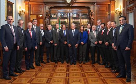 AMLO reconoce trayectoria de Carlos Salazar, presidente del CCE; "no todo fue miel sobre hojuelas", dice