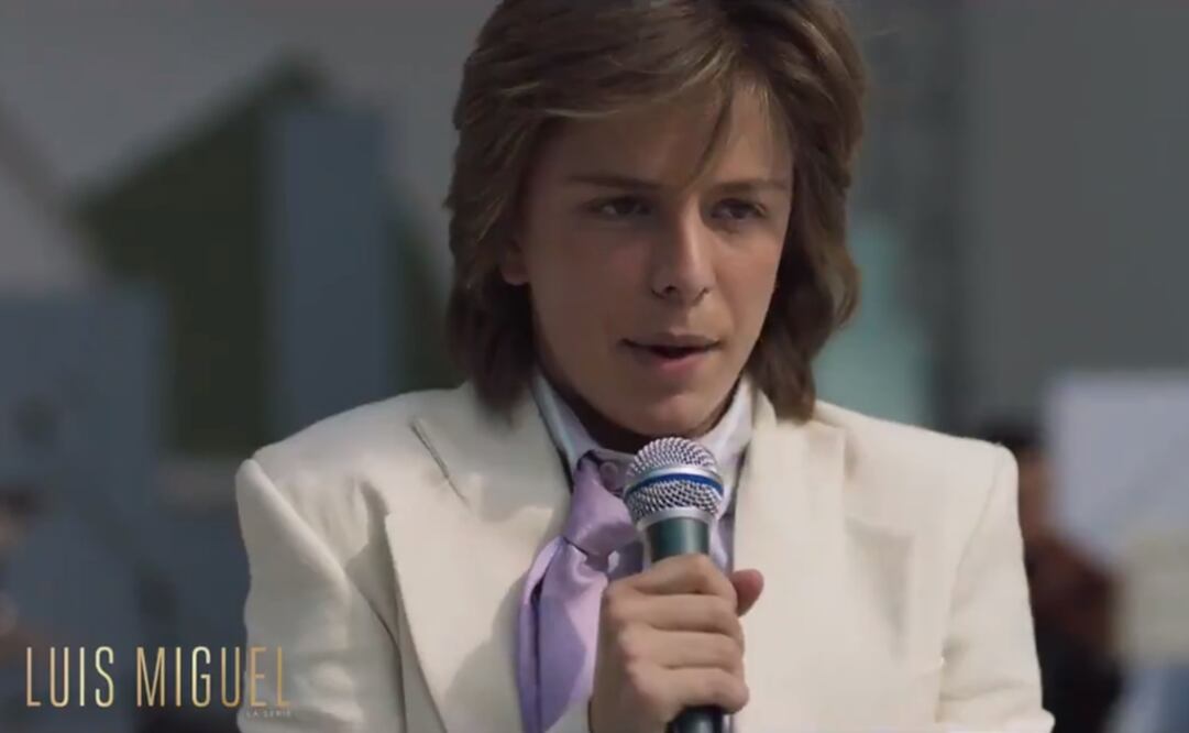 Luis de la Rosa interpreta a Luis Miguel en la serie de Netflix. Foto: Captura video Netflix / Twitter