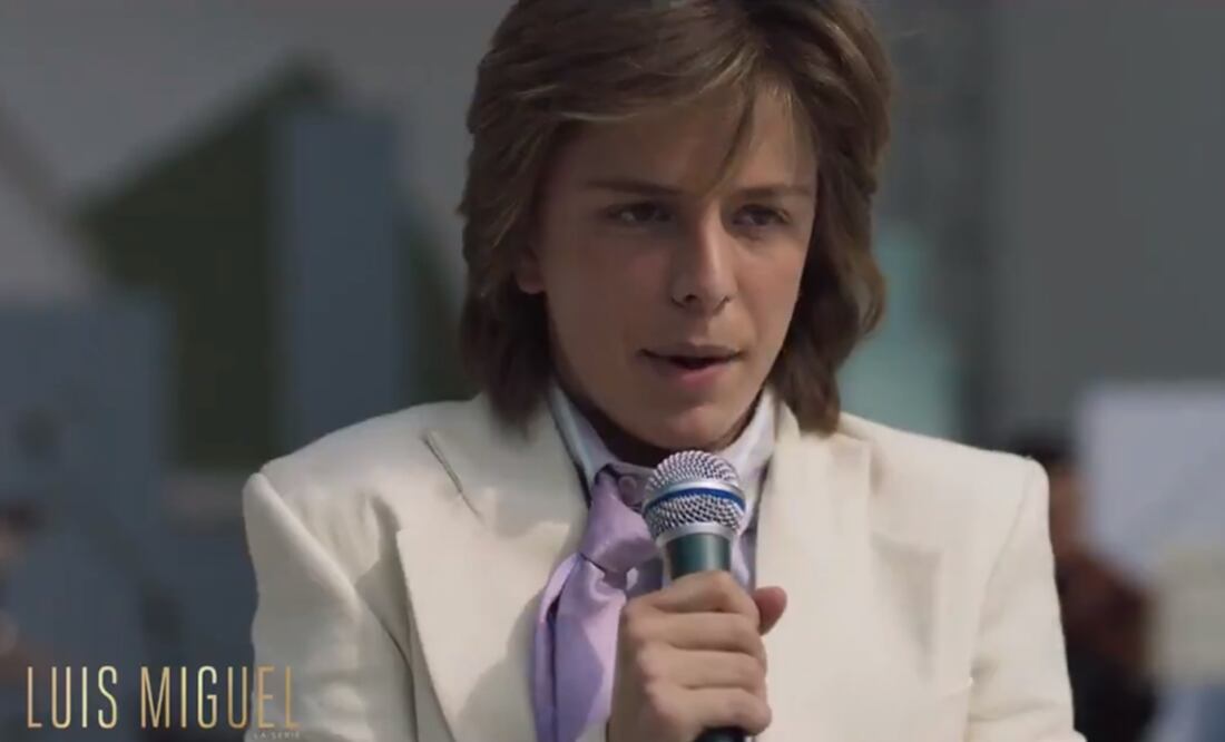 Luis de la Rosa interpreta a Luis Miguel en la serie de Netflix. Foto: Captura video Netflix / Twitter
