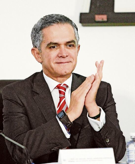 En la foto: Miguel Ángel Mancera, Jefe de Gobierno de la CDMX