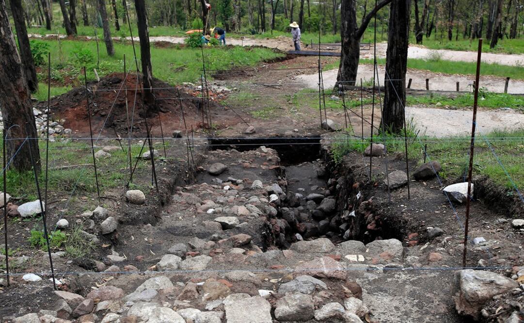 Estos restos ubicados en el cerro de Amalucan datan del 200 a.C al 600 d.C. Foto: EFE/Hilda Ríos