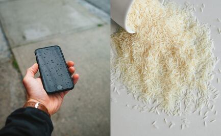 ¿Deberías meter el celular en arroz cuando se moja? Estos dicen los expertos