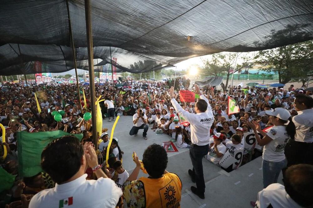 Manolo  Jiménez encabeza evento de campaña en Saltillo, Coahuila