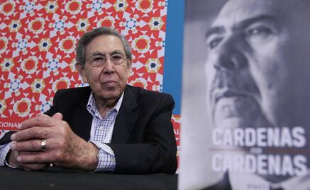 Cuauhtémoc Cárdenas presenta libro sobre su padre en la FIL
