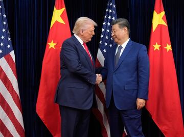 Casa Blanca comparte imágenes de Xi Jinping y Trump riéndose durante su encuentro en Corea del Sur