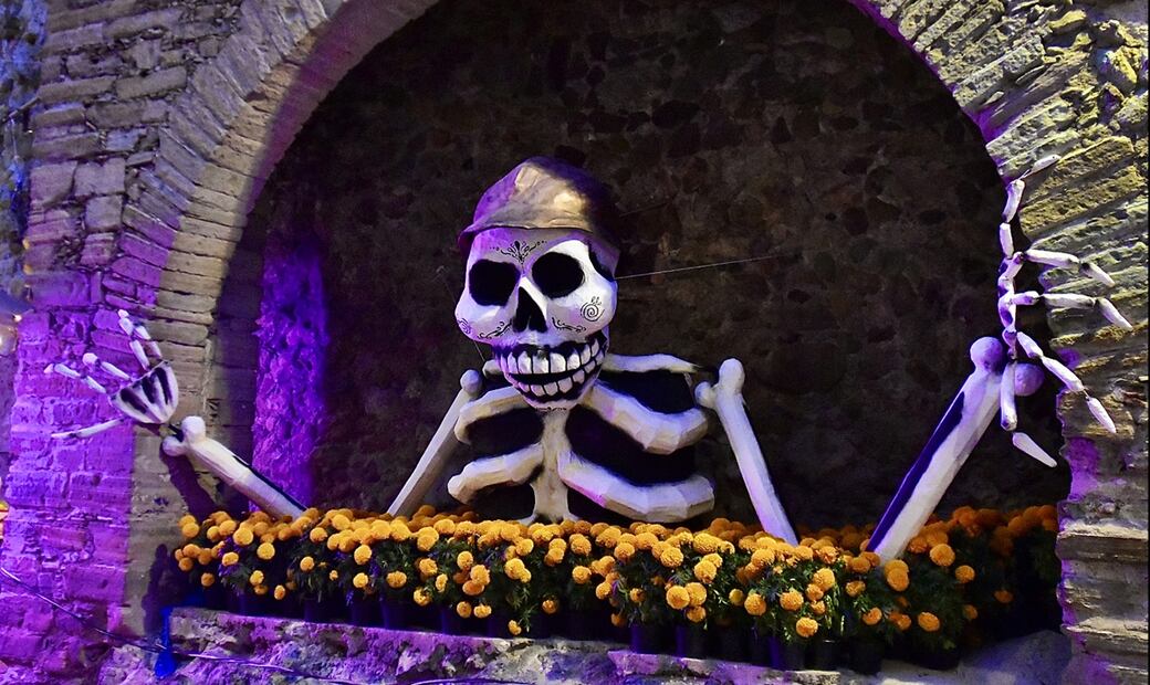 Este año los invitados de honor del Festival del Día de Muertos en Guanajuato son: Real de Catorce (San Luis Potosí), Catemaco (Veracruz) y China. Foto: EFE