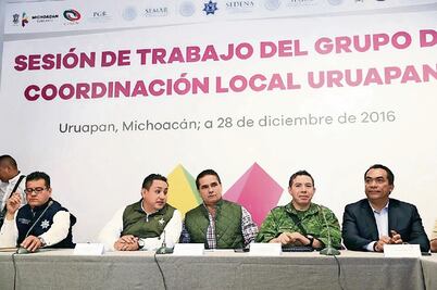 Instala Aureoles consejo para garantizar paz en Uruapan