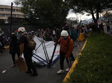 Reportan destrozos y pintas en el MUAC tras segunda marcha contra la gentrificación