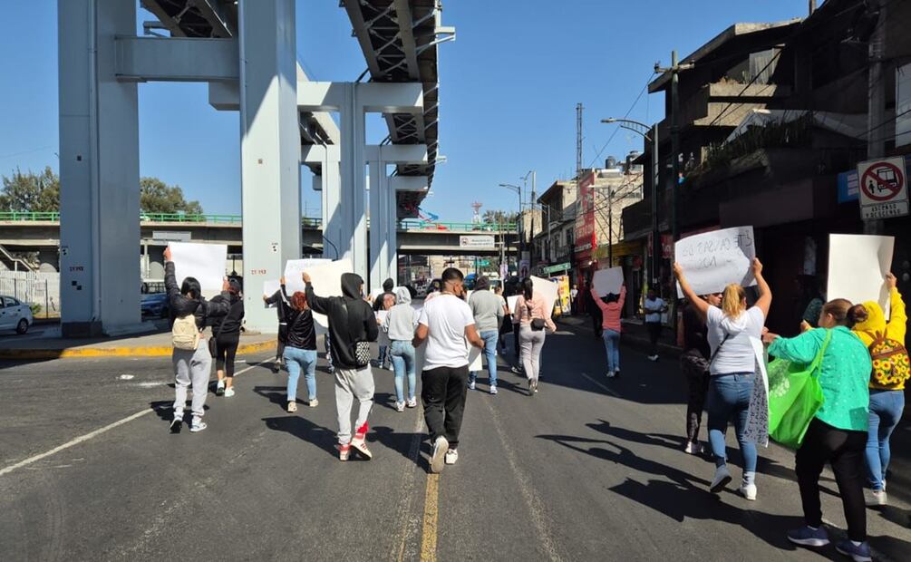 Manifestación en Iztapalapa. Foto: Juan Carlos Williams