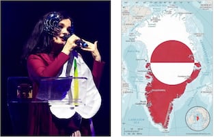 Björk exige la independencia de Groenlandia en medio de las tensiones por la política de Donald Trump
