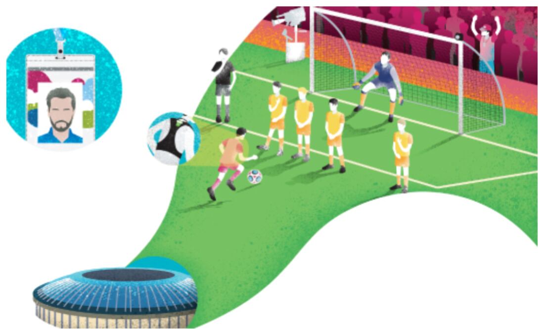 Durante el próximo Mundial de Fútbol de la FIFA, Rusia 2018, las firmas tecnológicas estarán presentes en los anuncios de todos los estadios y en las transmisiones de televisión