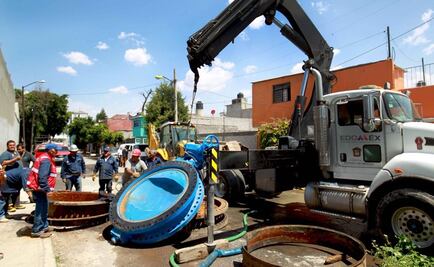 Restablecen servicio de agua en Ecatepec tras sustitución de válvulas