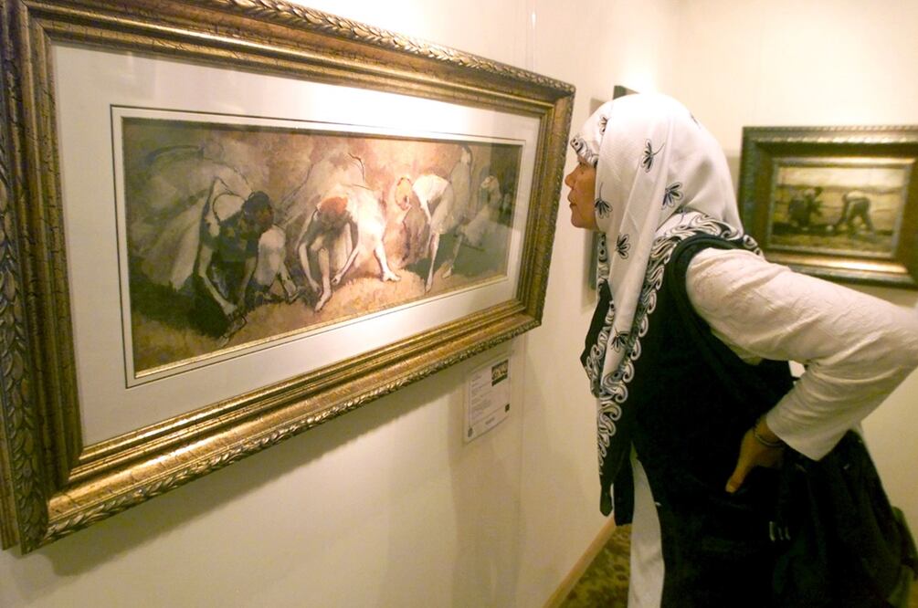 Bailarinas de Ballet de Edgar Degas. Foto: AP / Charles Dharapak