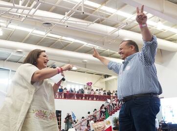 “Los ciudadanos están cansados de pleitos políticos y de polarización”, dice Óscar Almaraz junto a Xóchitl Gálvez