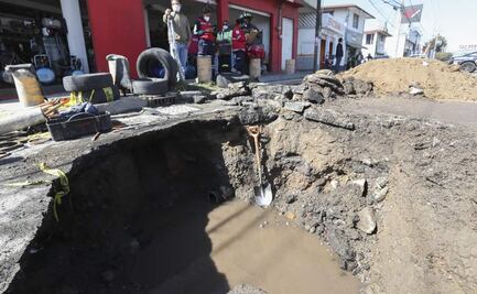 Falla geológica provocó socavones en Distribuidor Vial Alfredo del Mazo: Junta de Caminos 