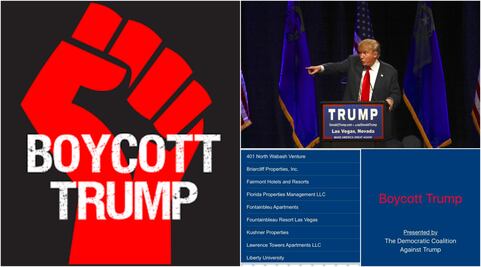 Lanzan app para boicotear a Trump