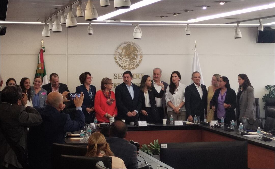 Reunión en el senado con Mariana Gutiérrez - Foto: Oscar Torres / EL UNIVERSAL