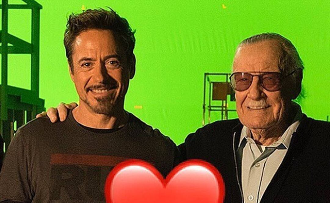 Robert Downey Jr. y Stan Lee