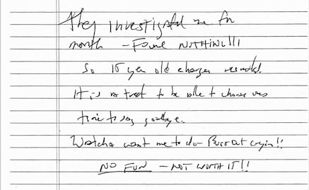 Juez hace pública supuesta nota suicida de Jeffrey Epstein; documento permaneció oculto durante años