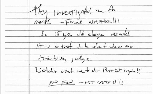 Juez hace pública supuesta nota suicida de Jeffrey Epstein; documento permaneció oculto durante años