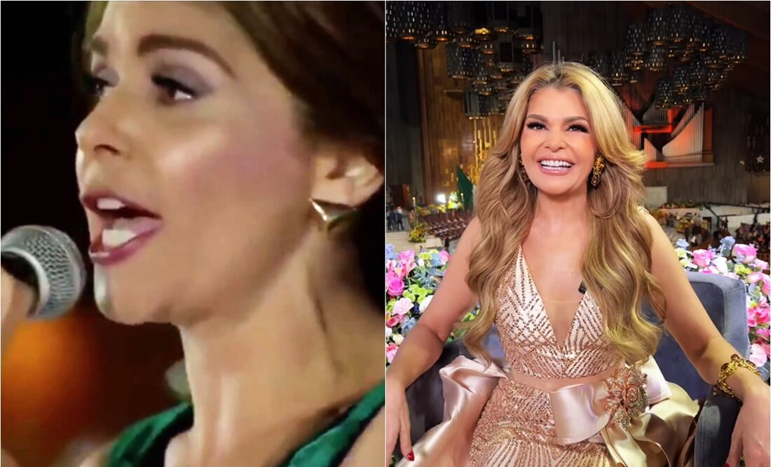 La actriz Itatí Cantoral volvió a la Basílica de Guadalupe para cantar a la morenita.
Fotos: YouTube e Instagram