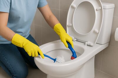 ¿Cómo eliminar las manchas de sarro de la taza de baño? Conoce la técnica